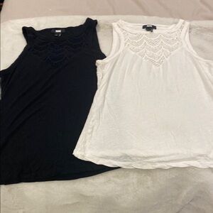 PAIGE Tank Tops with crochet details Size XS